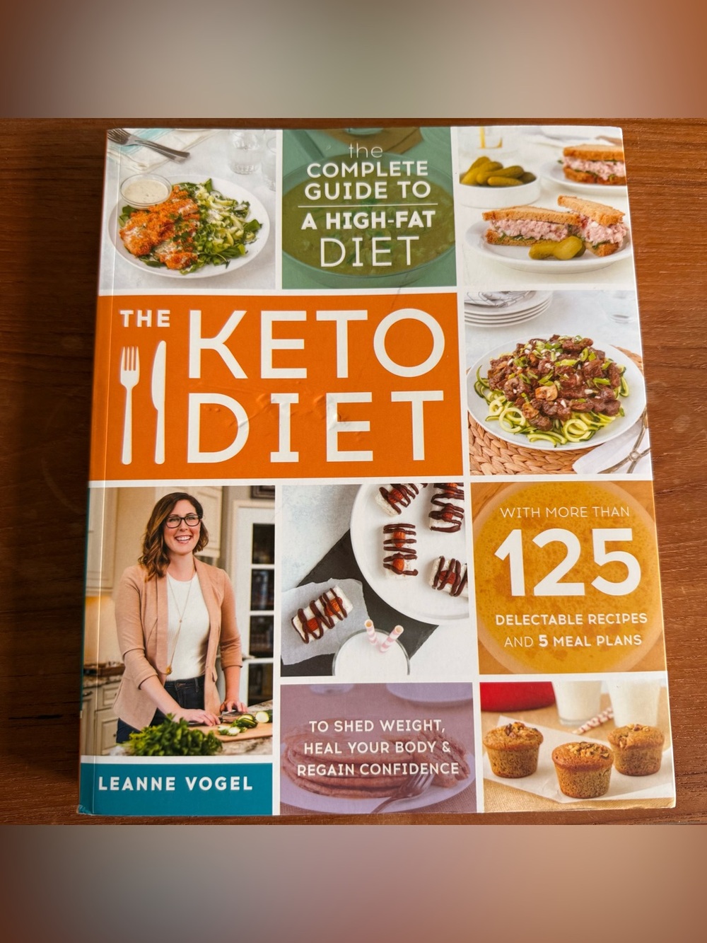 The Keto Diet Cookbook - Orange Cover